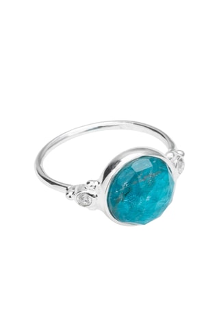 Bague - Argent et apatite