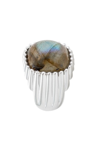 Bague - Argent et labradorite