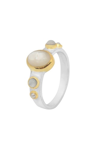 Bague Argent et nacre