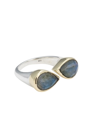 Bague - Argent et labradorites
