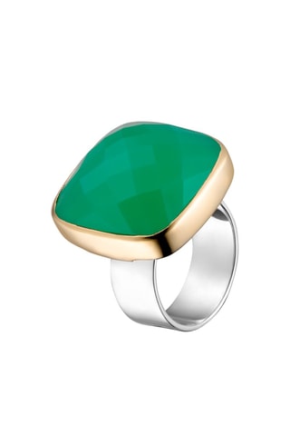 Bague Argent et calcédoine