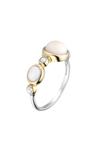 Bague - Argent et nacre