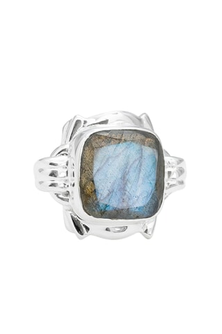 Bague - Argent et labradorite