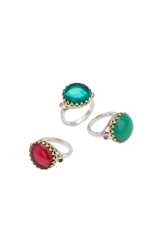 Bague - Argent et chrysoprase