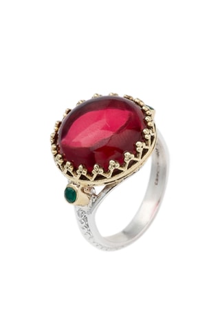 Bague - Argent et onyx
