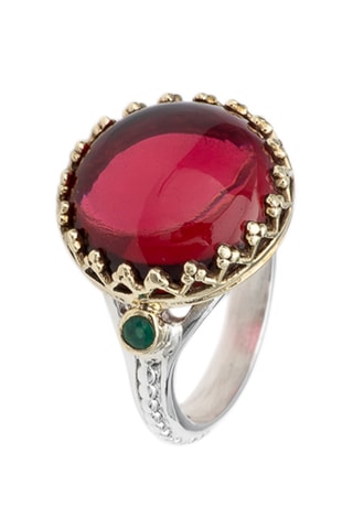 Bague - Argent et onyx