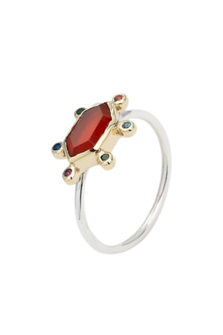 Bague - Argent et cornaline