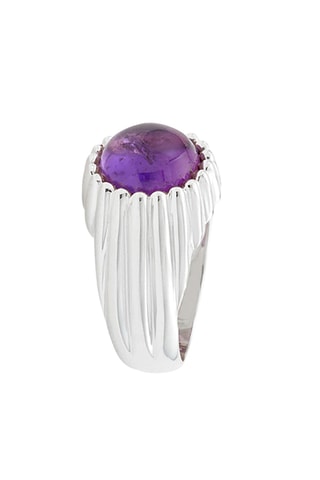Bague - Argent et améthyste