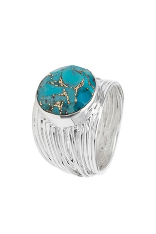 Bague - Argent et turquoise