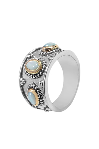 Bague Argent et nacre
