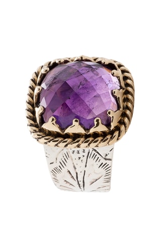 Bague - Argent et améthyste