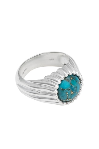 Bague - Argent et turquoise