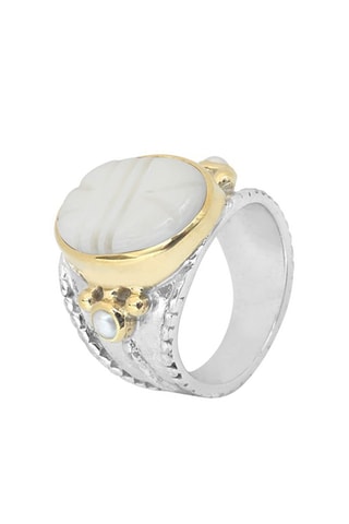 Bague Argent et nacre