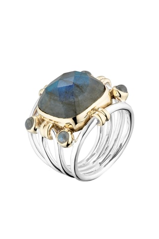 Bague - Argent et labradorites