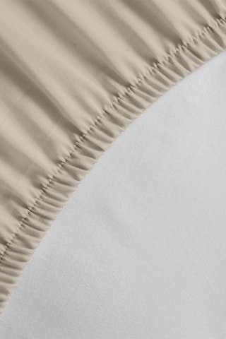 Katoenen Hoeslaken 57 Draad/cm² 
Beige
