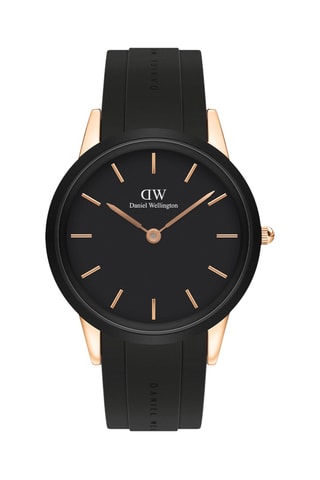 Montre à quartz en caoutchouc Iconic Motion 44 - Noir