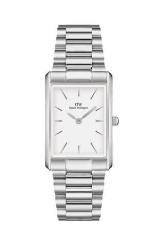 Montre à quartz en acier inoxydable Bound - Argenté et blanc