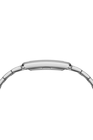 Montre à quartz en acier inoxydable Bound - Argenté et blanc