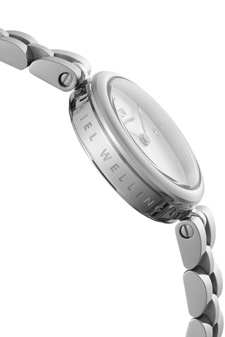 Montre à quartz en acier inoxydable Elan Lumine 22 - Argenté et blanc