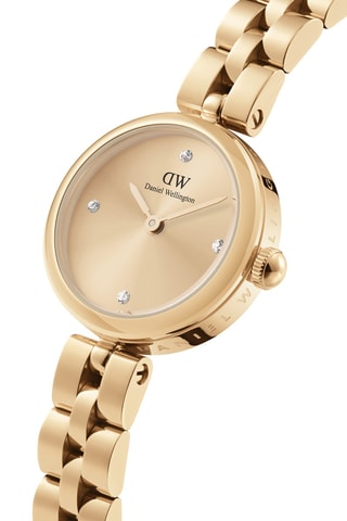 Montre à quartz en acier inoxydable Elan Lumine 22 - Doré