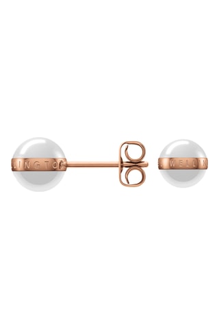 Puces Aspiration Earrings - Céramique et plaqué or rose