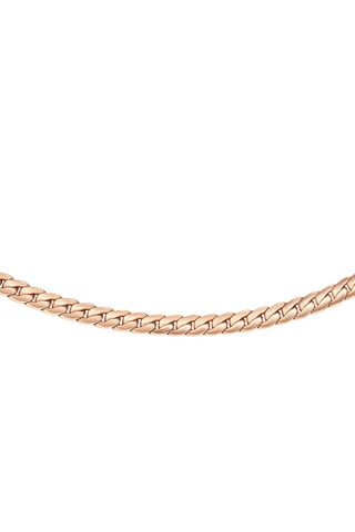 Collier Elan Flat Chain - Doré rose