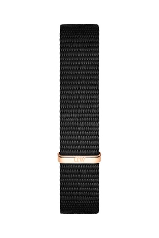 Montre à quartz en polyester Petite 32 Cornwall - Noir et doré rose