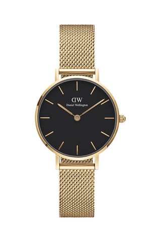 Montre à quartz en acier inoxydable Petite 28 Evergold - Doré et noir