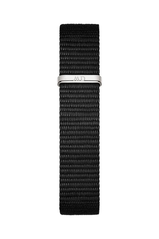 Montre à quartz en polyester Petite Cornwal - Noir et argenté
