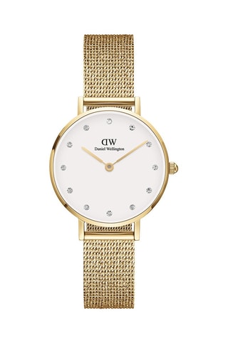 Montre à quartz en acier et plaqué or rose Petite Pressed Evergold