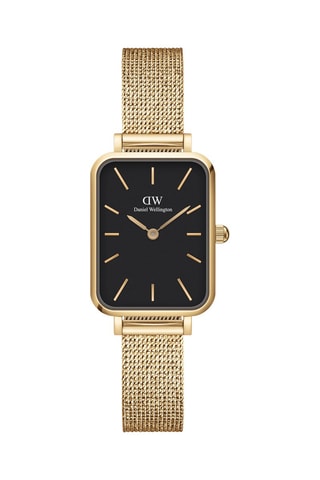 Montre à quartz en acier et plaqué or jaune Evergold - 20 x 26 mm