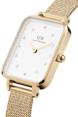 Montre à quartz en acier et plaqué or jaune Evergold - 20 x 26 mm