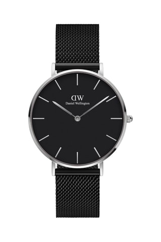 Montre à quartz en acier Ashfield - Noir  - 36 mm
