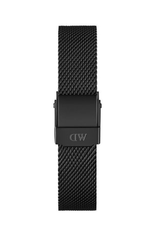 Montre à quartz en acier Petite Ashfield 28 mm - Noir et argenté