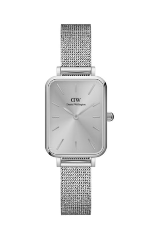 Montre à quartz en acier Quadro 20 x 26 mm - Argenté