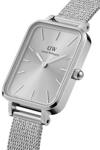 Montre à quartz en acier Quadro 20 x 26 mm - Argenté
