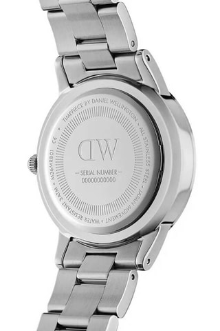 Montre à quartz en acier Iconic Link - 32 mm - Argenté et rose