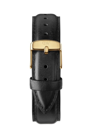 Montre à quartz en cuir et plaqué or jaune Classic Sheffield