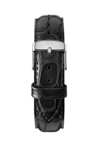 Montre à quartz en cuir Classic Reading S - Argenté et noir