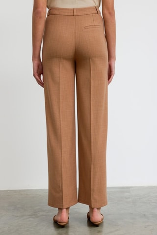Pantalon taille haute - Camel