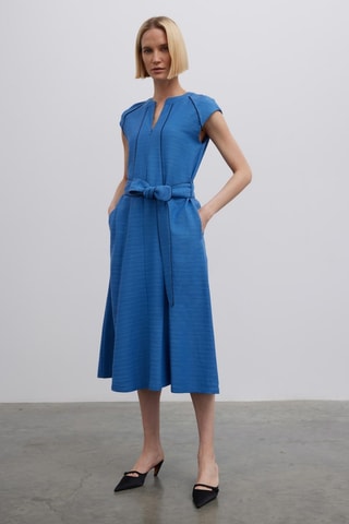 Vestido midi - Azul