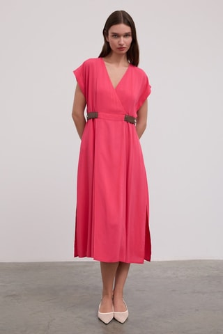 Vestido traçado - Rosa
