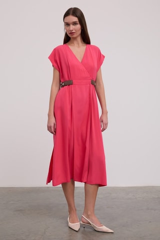 Vestido traçado - Rosa