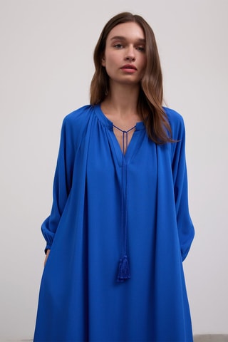 Vestido comprido - Azul