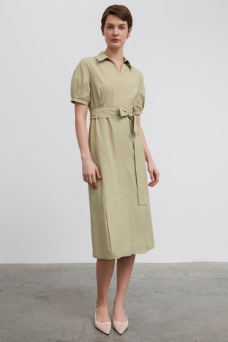 Vestido midi - Verde