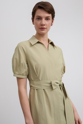 Vestido midi - Verde