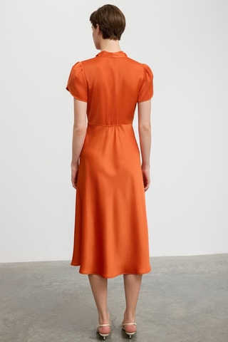 Vestido midi - Laranja