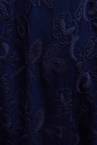 Vestido midi - Azul-marinho