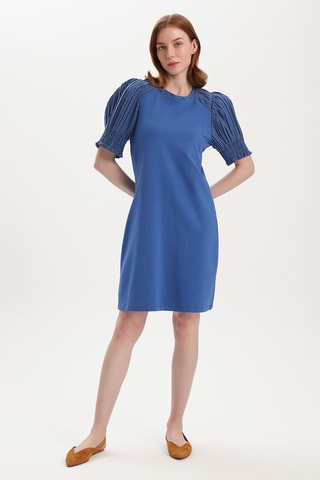 Vestido midi - 
Azul