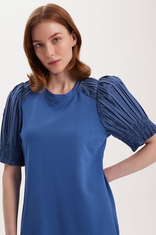 Vestido midi - 
Azul